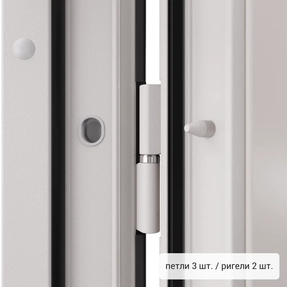 Дверь входная металлическая Фолд грет 880 мм левая цвет белый TOREX STLM-2129406 - Вид №5