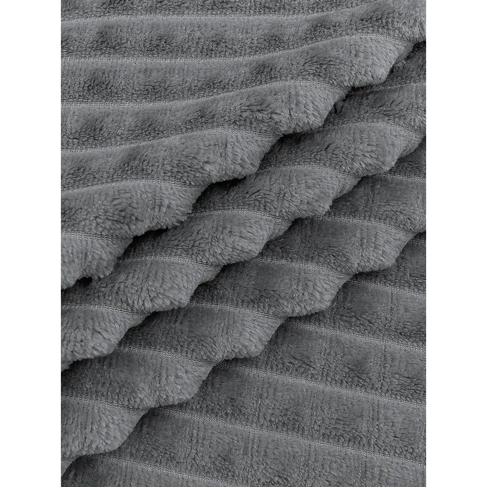 Плед Кубики 200x220 см фланель цвет серый TEXREPUBLIC STLM-2032492 - Вид №3