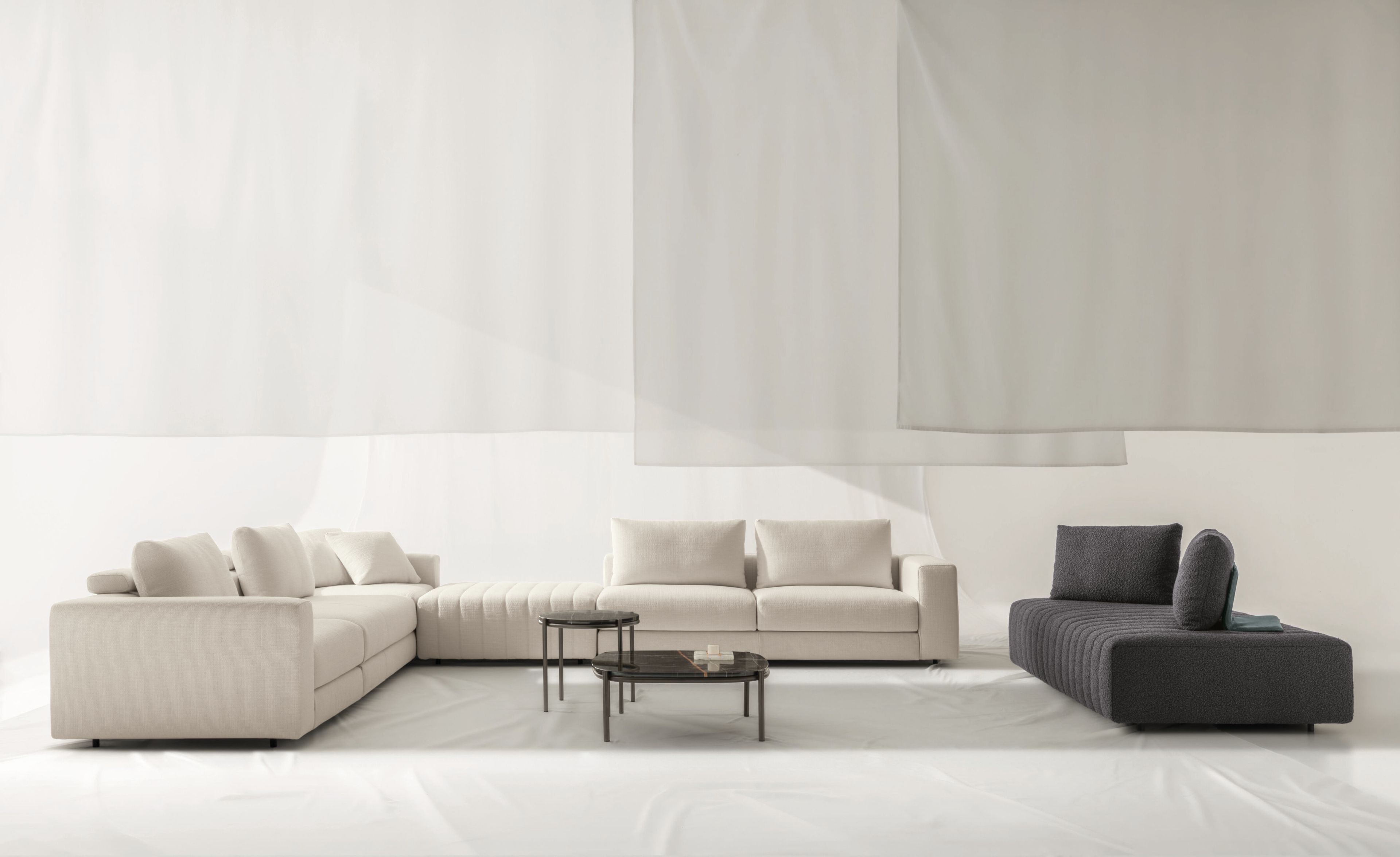 4-местный тканевый диван NICOLINE KUBA SPLIT ARCH-00004316 - Вид №1