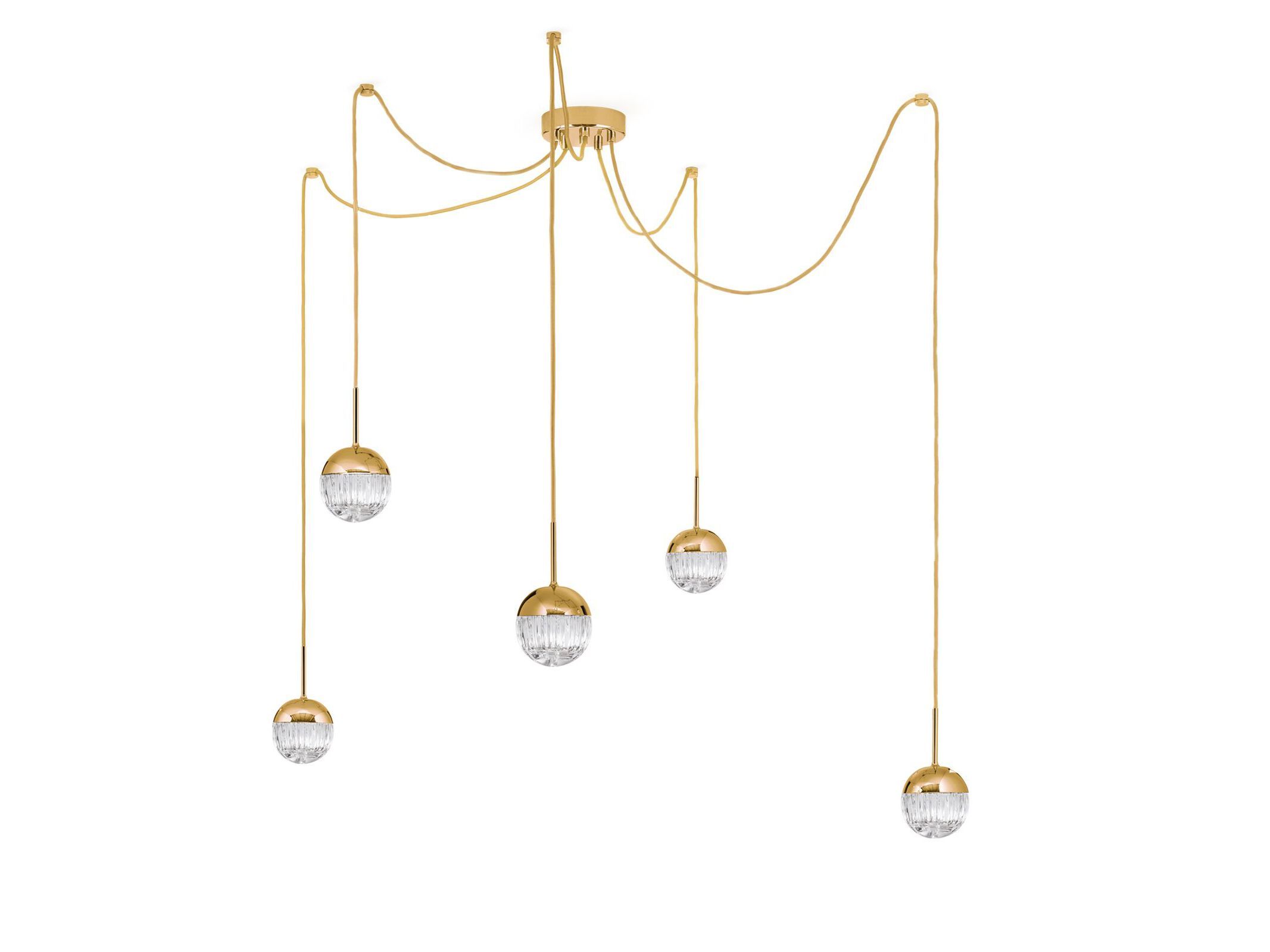 Латунь и Кристалл подвесной светильник Orion ARCH-00000379