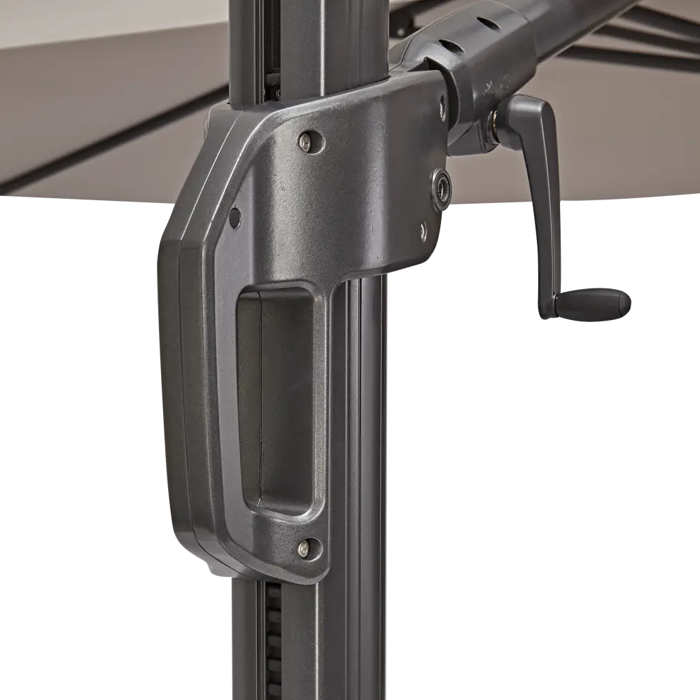 Зонт садовый Naterial Sonora 2.8х3.9 м бежевый с подставкой STLM-2005796 - Вид №12