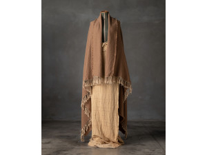 Верблюжий и шелковый плед