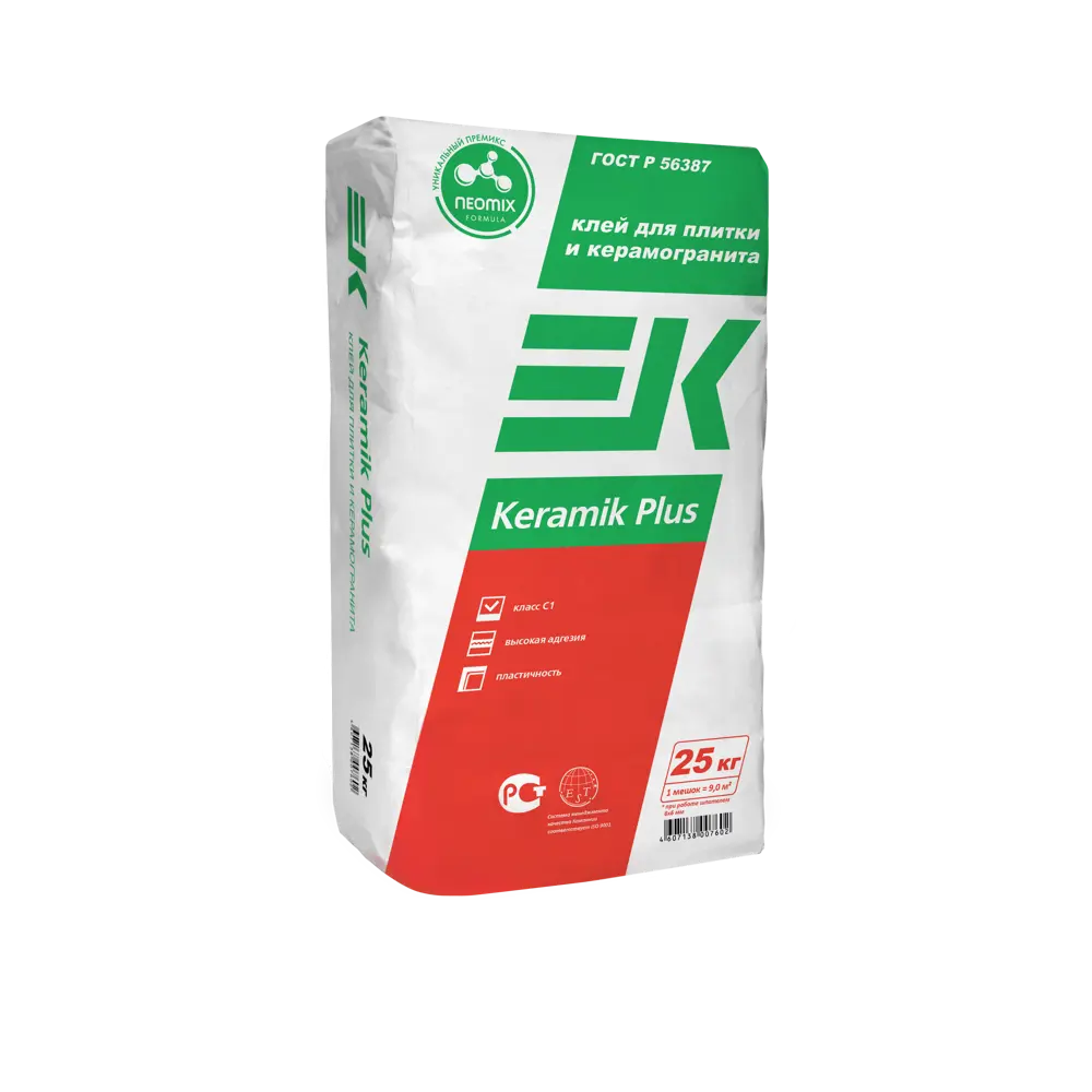 Клей для керамогранита ЕК Keramik plus 25кг STLM-2054070