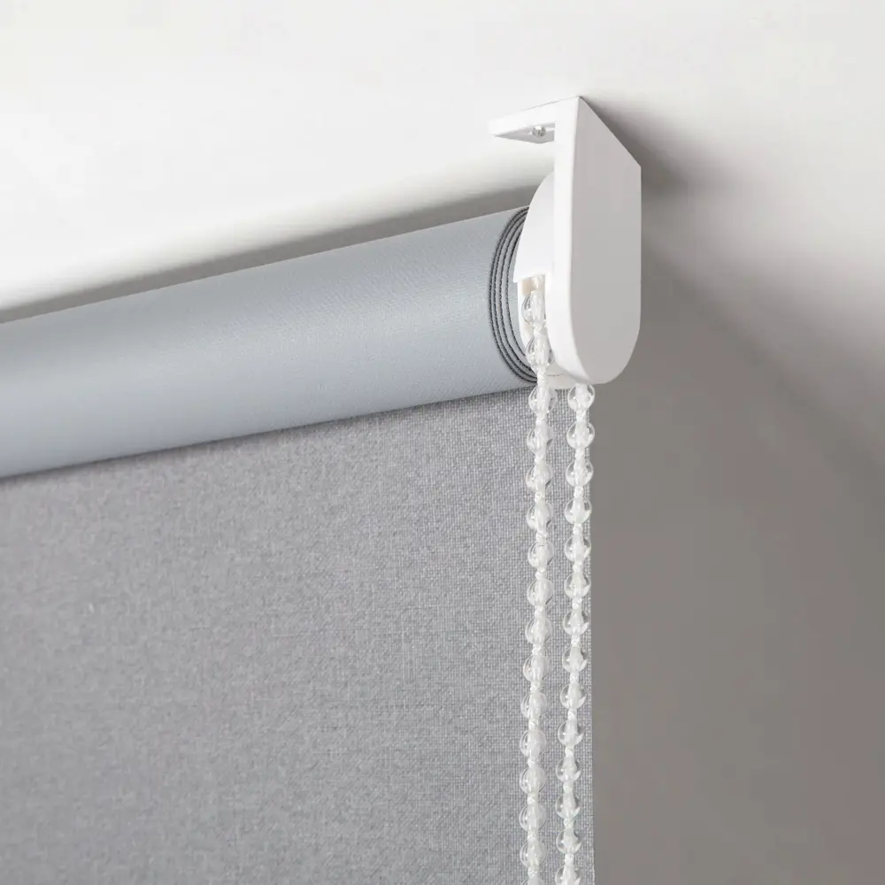 Рулонная штора KREAFORTA Karelia блэкаут серая 100% затемнение 89390214 STLM-1570288 - Вид №3