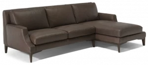Natuzzi Модульный кожаный диван с шезлонгом Winston