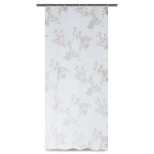 Тюль на ленте для кухни «Роза» 140х180 см цвет коричневый