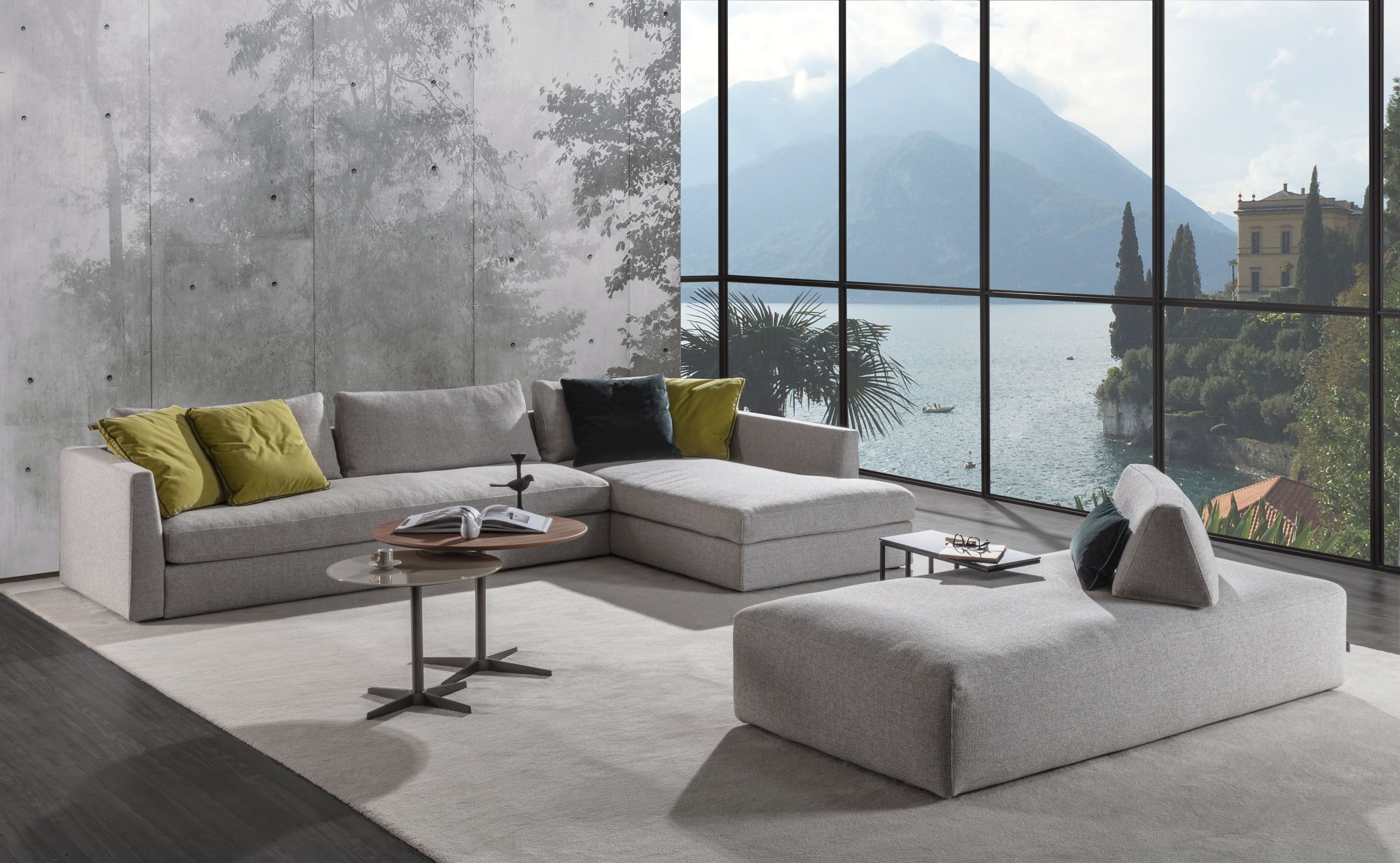 Съемный тканевый диван с полуостровом GRUPPO FOX день Фокса ARCH-00128430 - Вид №1