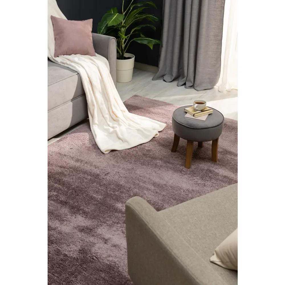 Ковер полиэстер Ribera 01800A 160x230 см цвет лиловый 82539412 STLM-2057065 Santreyd  - Вид №5