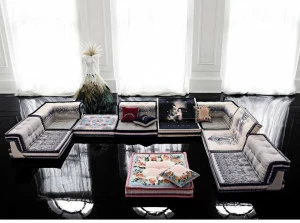 Roche Bobois Модульный диван из ткани Mah jong