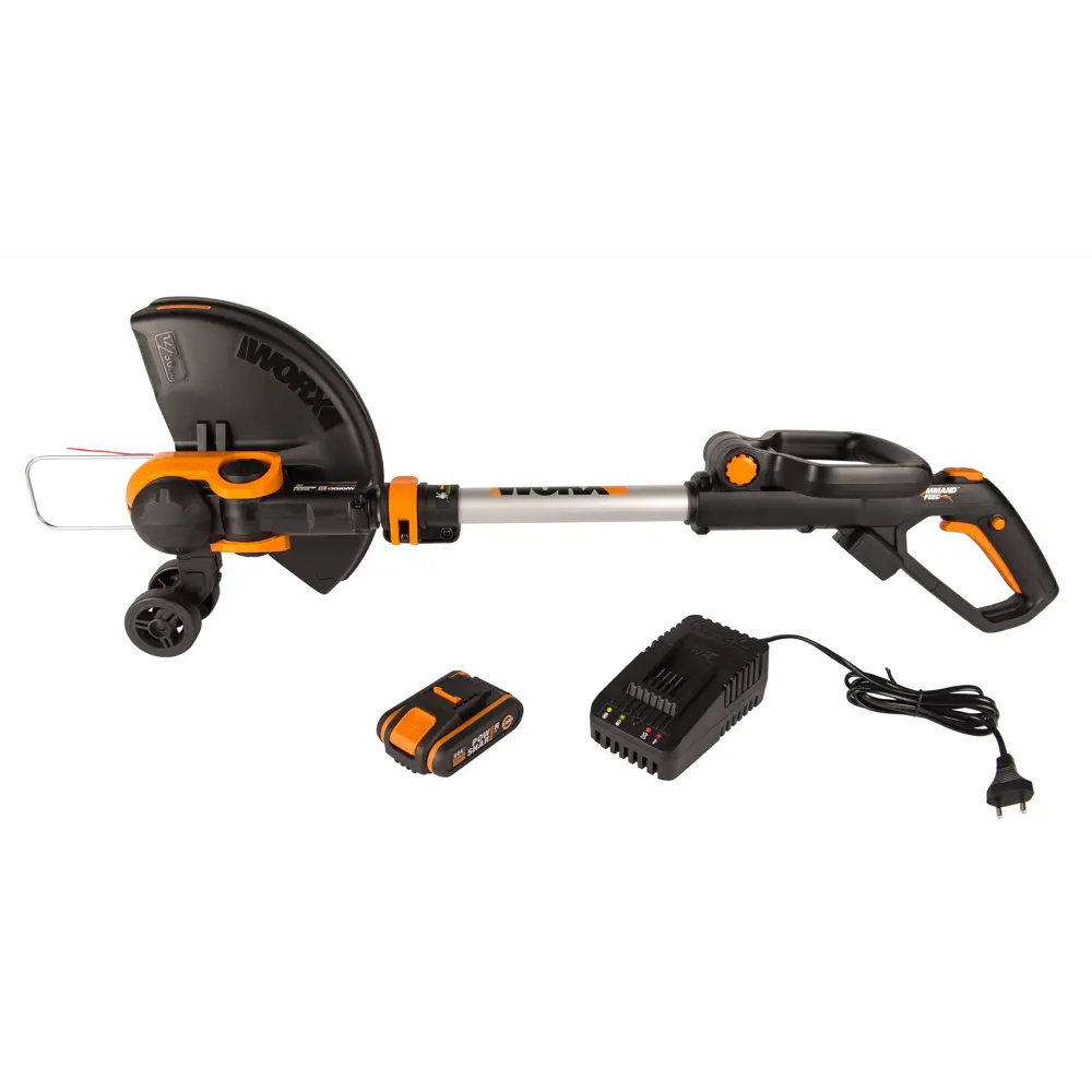 Триммер аккумуляторный Worx WG163E.2 20 В 1x2 Ач АКБ и ЗУ входит в комплект STLM-2051117 - Вид №1