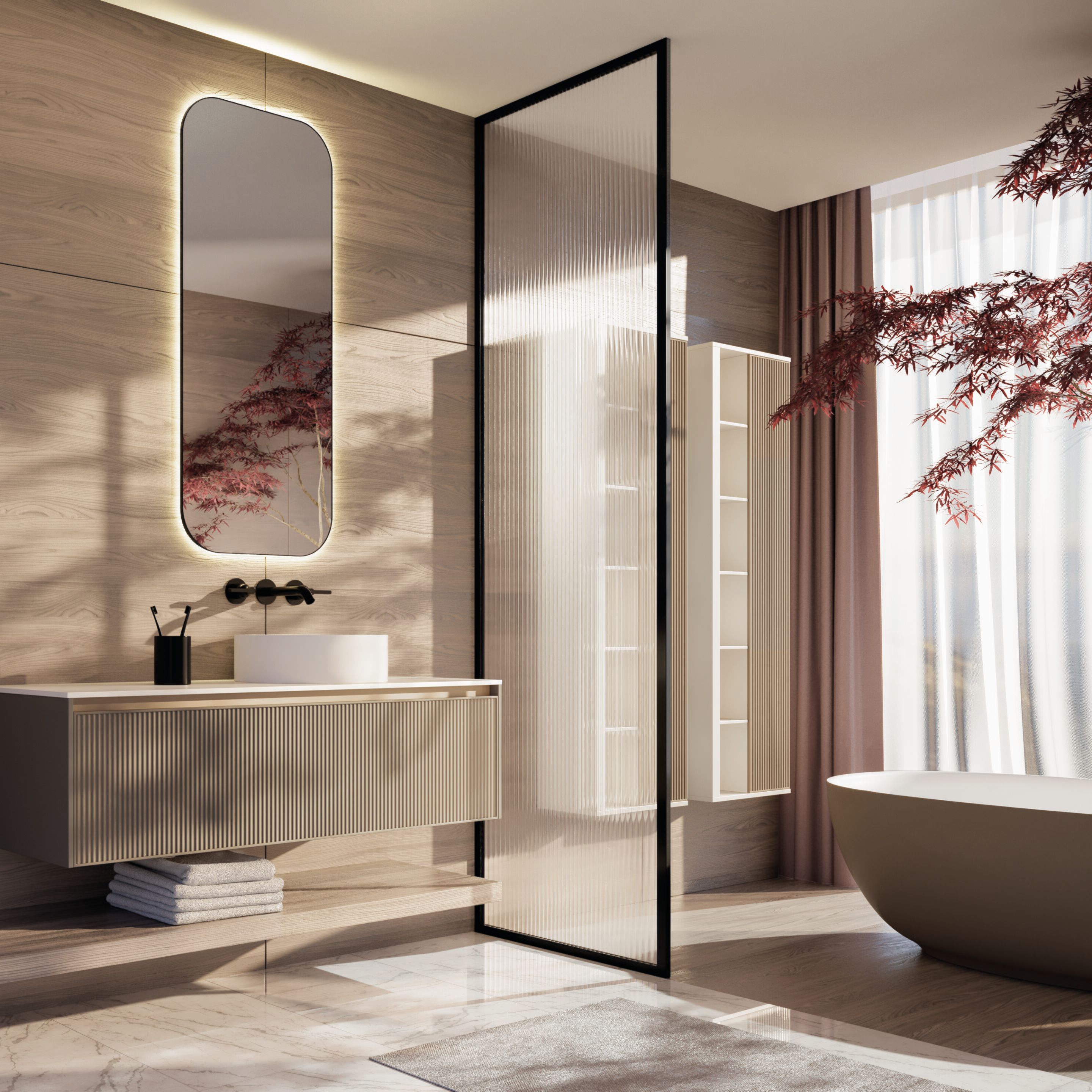 Подвесной туалетный столик с зеркалом Mobilcrab Infinity ARCH-00122771 - Вид №2