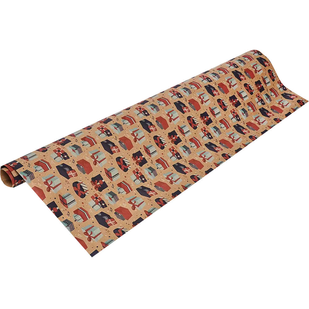 Бумага упаковочная крафт «Игрушки» 50х70/2 листа Симфония STLM-2134784 - Вид №1