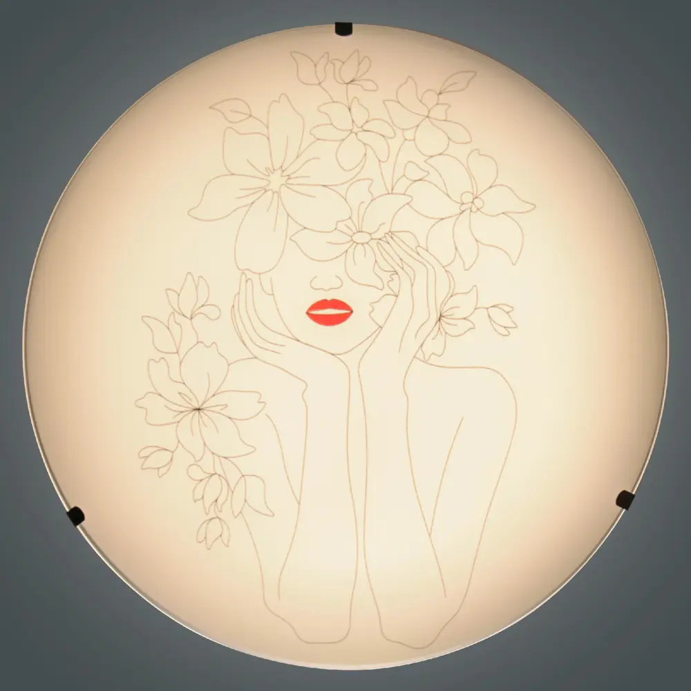 Светильник настенно-потолочный Завод Элетех Девушка 2 лампы цвет белый STLM-2066061 - Вид №4