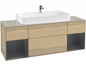 Villeroy&Boch Тумба под раковину Прямоугольная версия F213HGPC Finion Oak Veneer