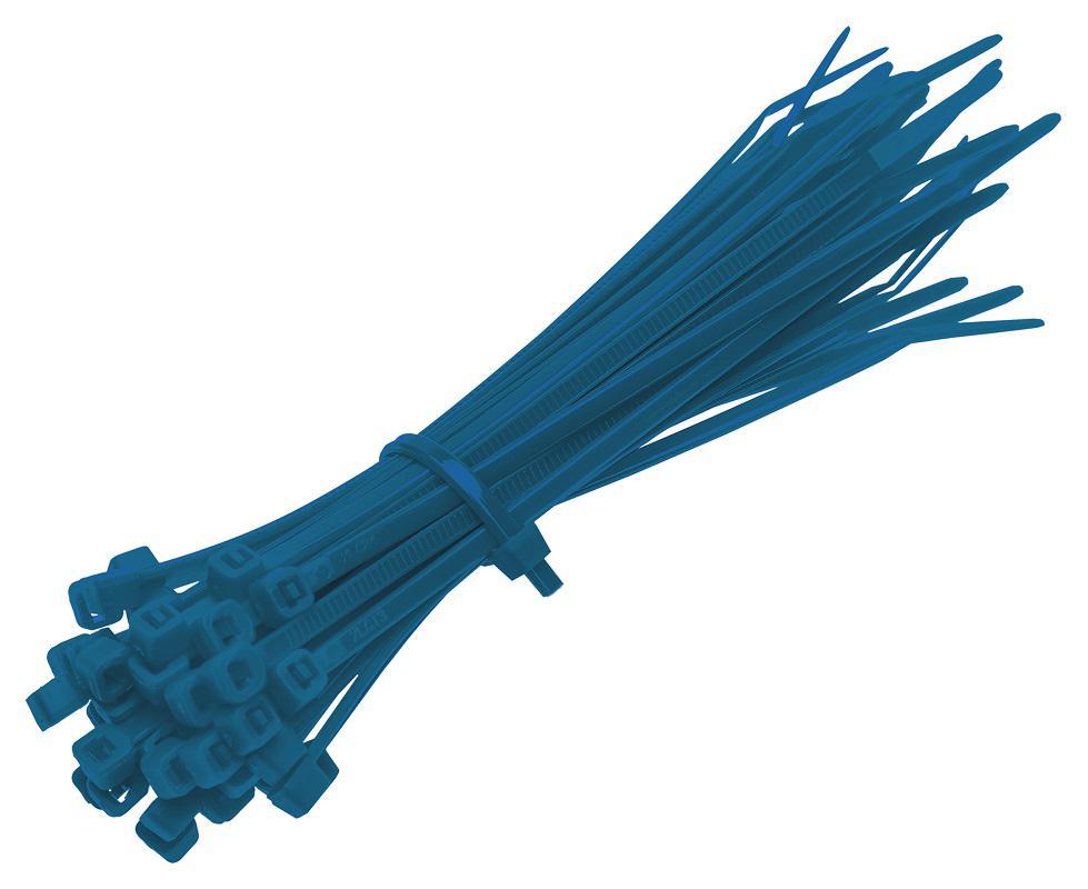 90449120 Хомут кабельный нейлон 250x3.6 мм синий 25 шт. STLM-0226855 DUWI
