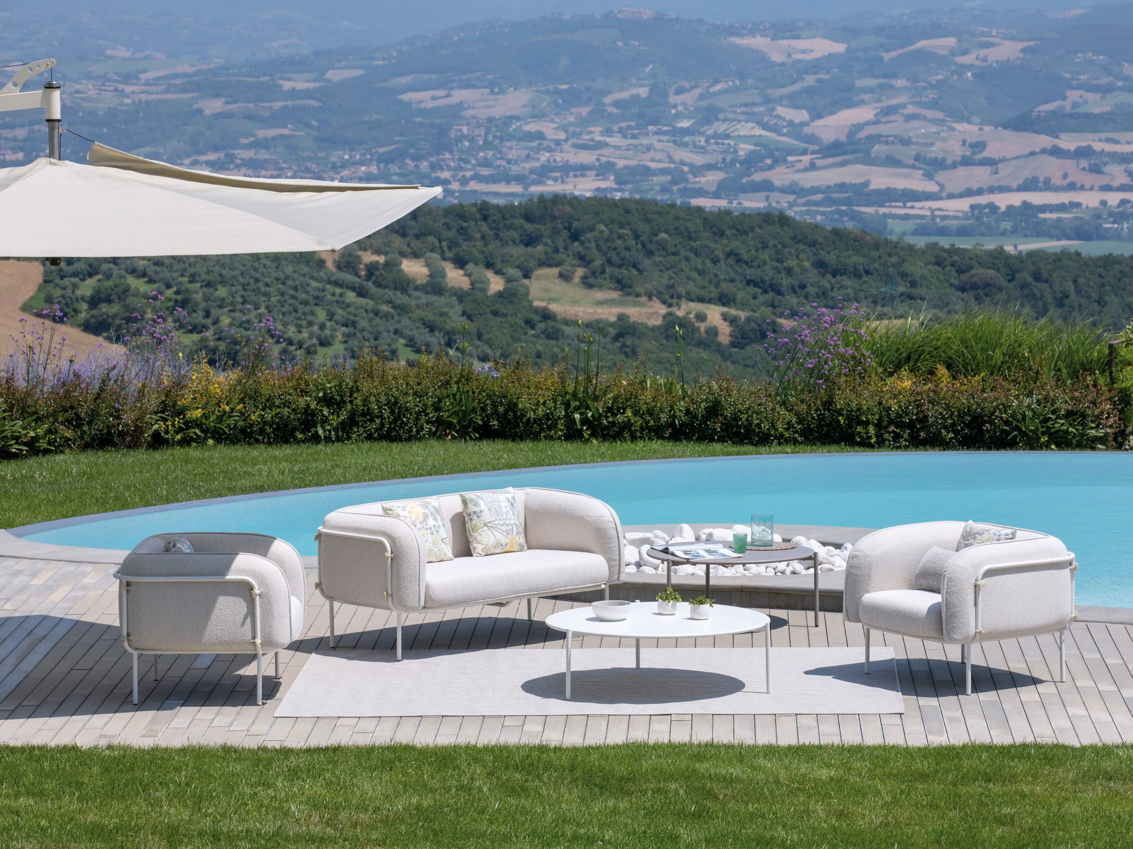 Тканевое садовое кресло с подлокотниками Vermobil Alamari ARCH-00135397 - Вид №5