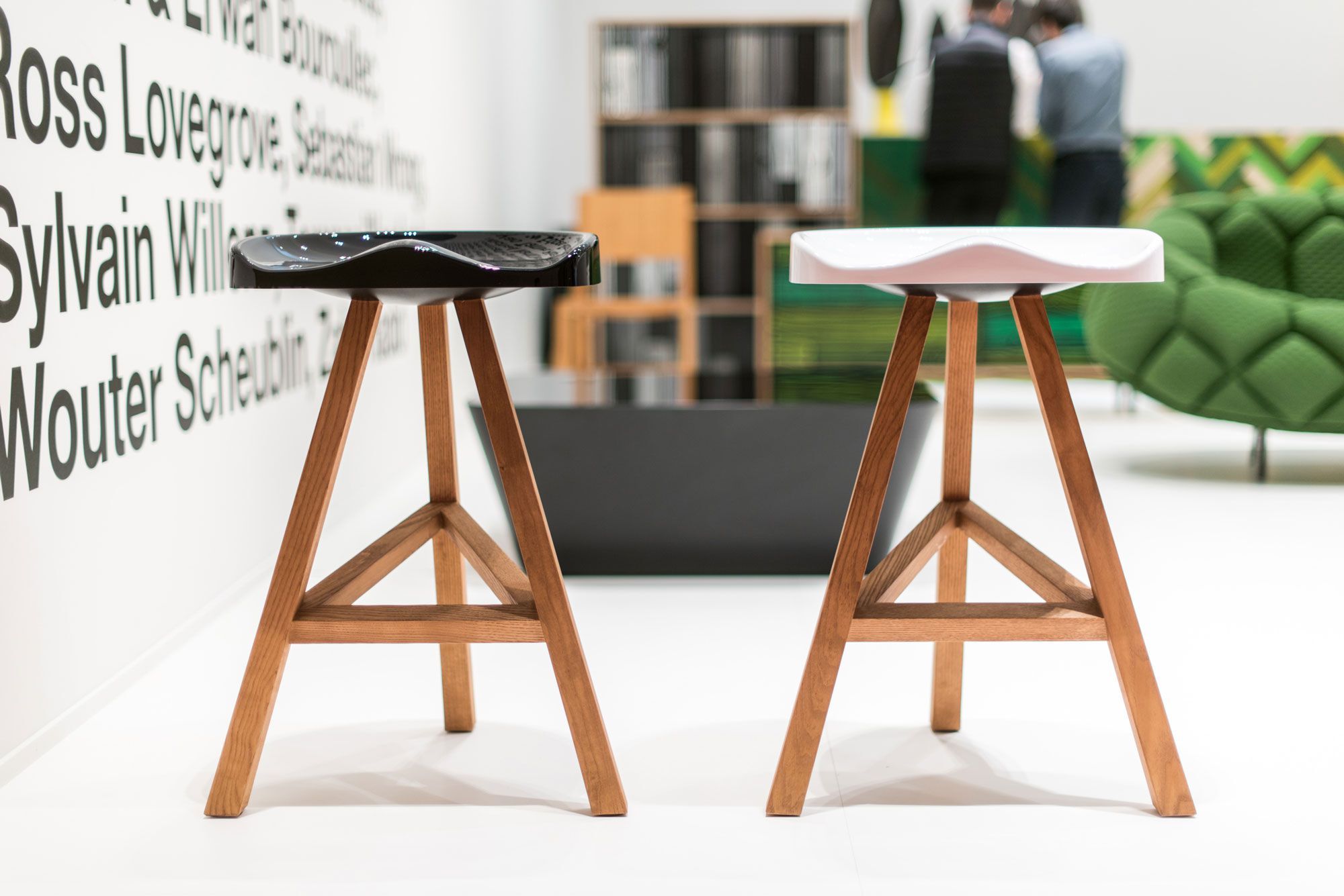 Низкий стул из дуба и акрила Established&Sons Heidi ARCH-00046761 - Вид №6