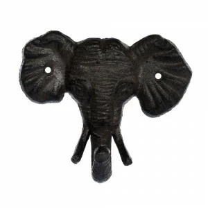 Крючок настенный черный 12,5 см "Слон" BLUMEN HAUS ЖИВОТНЫЕ 00-3971629 Черный