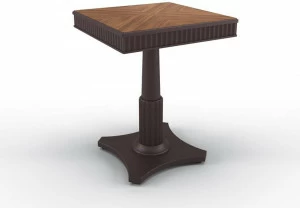BRUNO ZAMPA Квадратный стол из массива дерева  042