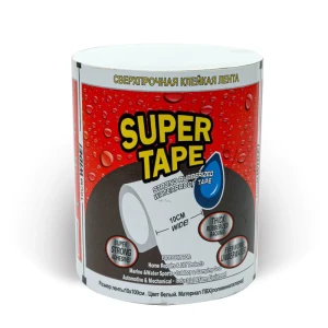 Монтажная лента Super Tape сверхпрочная белая 10х100х0.4 мм
