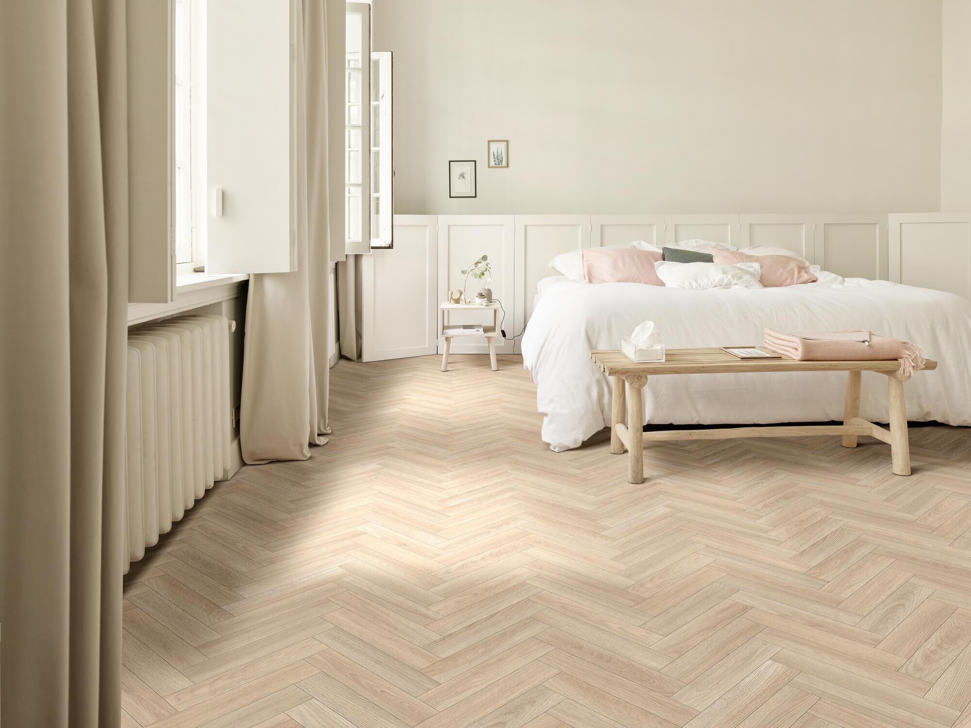 Нескользящий виниловый пол с эффектом дерева BEAUFLOR Mega-Tex ARCH-00023971