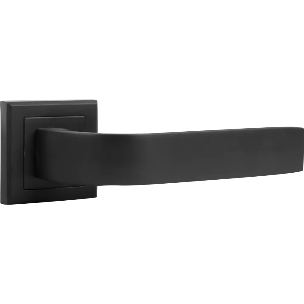 Ручка дверная на розетке Z 202 BP, цвет чёрный PALLADIUM STLM-2008754