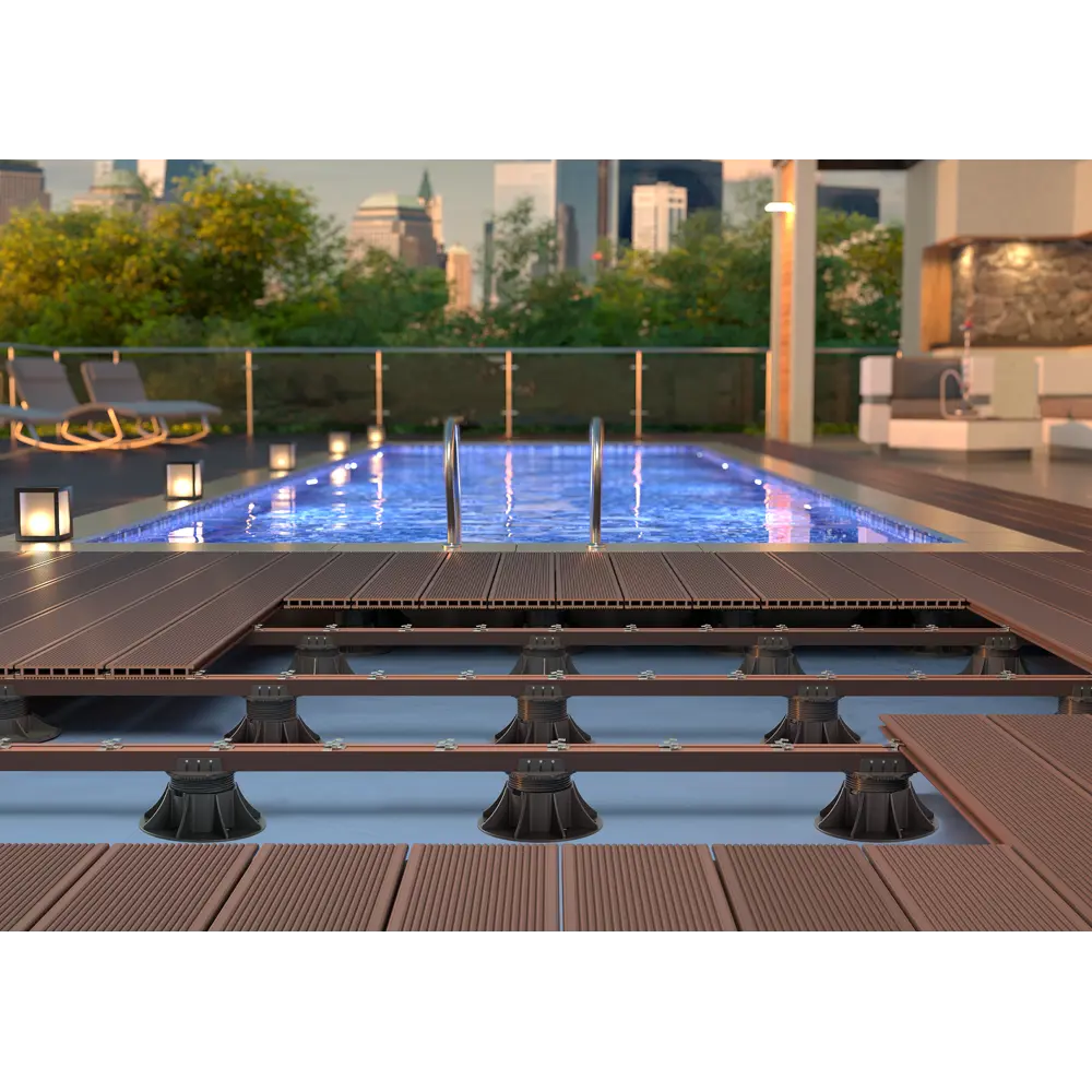 Опора для террасной доски T-Decks Expert 68-98 мм цвет черный STLM-2209739 - Вид №8