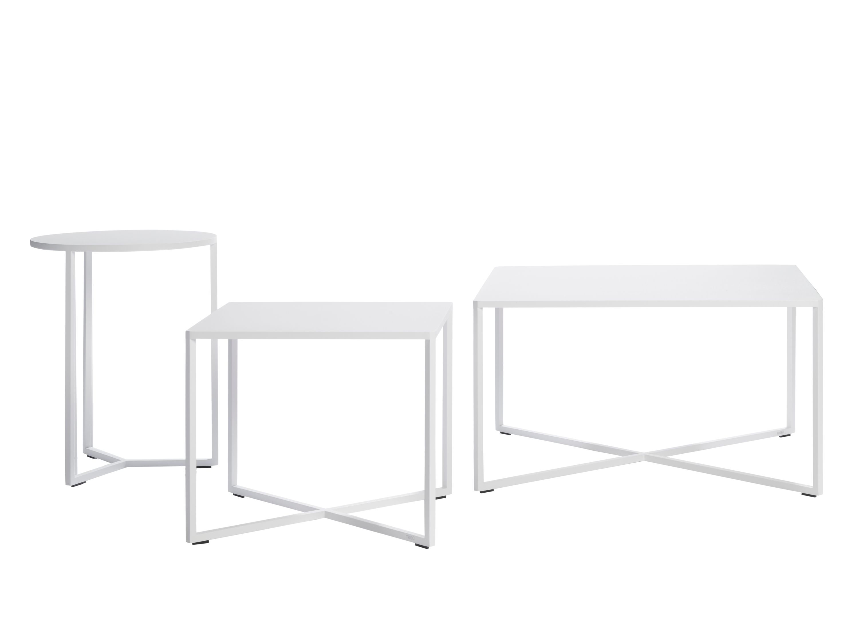 Алюминиевый квадратный низкий журнальный столик с порошковым покрытием TRIBÙ Natal Alu ARCH-00141607 - Вид №9