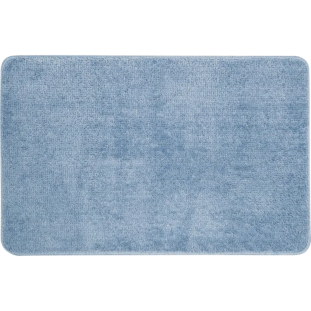 Коврик для ванной комнаты Presto 45x70 см цвет светло-синий 82490625 STLM-2050411 Santreyd