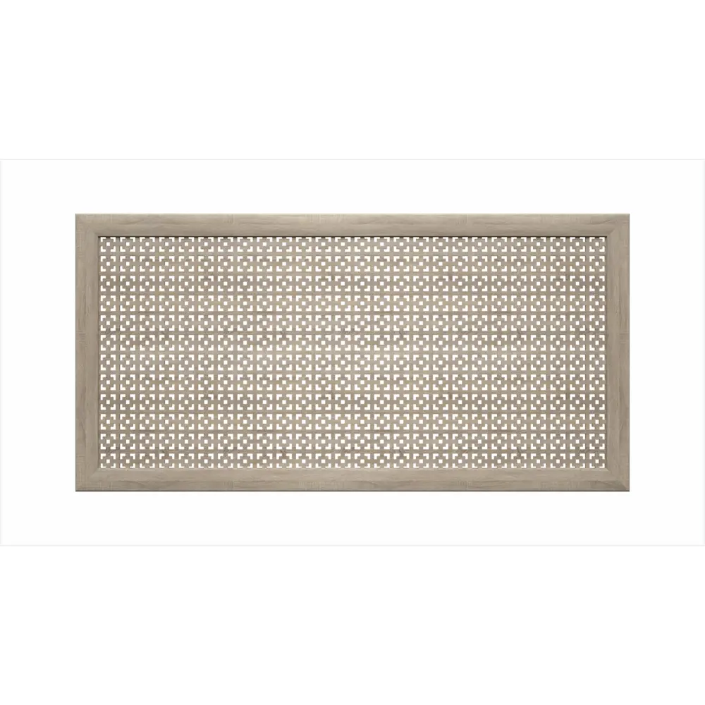 Экран для радиатора Дамаско МДФ 120x60 см дуб винтаж 85304965 STLM-2072293 STELLA 