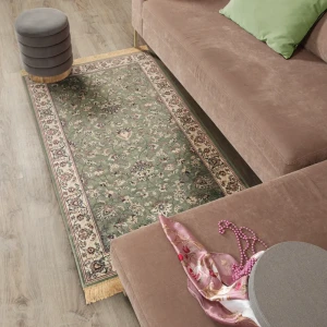 Ковер вискоза Isphahan 84552 Green 65x135 см цвет зеленый 83271480 STLM-2102886
