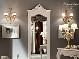 Modenese Gastone Настенное зеркало из массива дерева Casanova