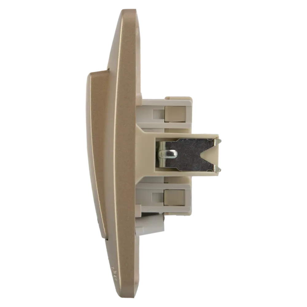 Выключатель встраиваемый Systeme Electric Blanca 2 клавиши с подсветкой цвет титановый STLM-2085240 - Вид №3