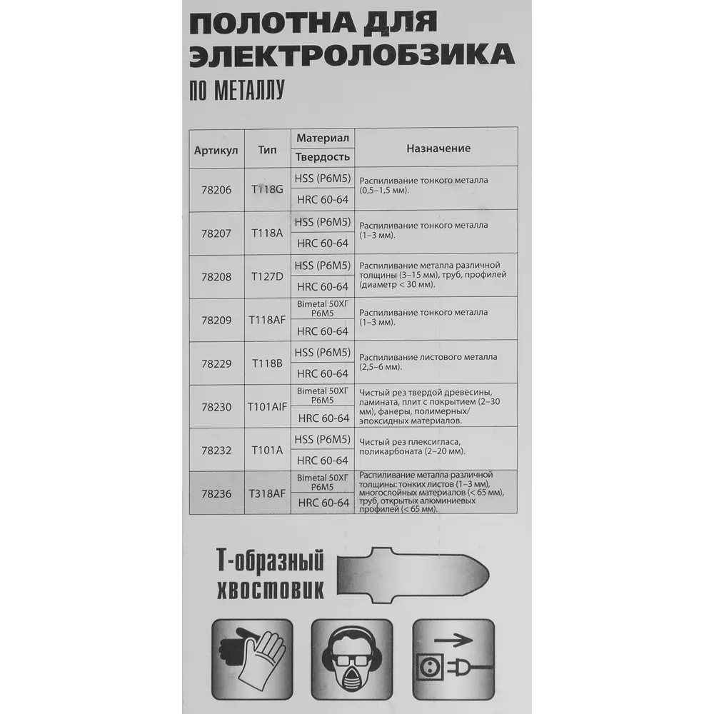 Пилка для лобзика по металлу Matrix T318AF, 3 шт STLM-2203780 - Вид №4