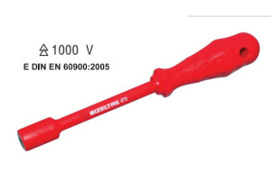 15860999 Отвертка-ключ, торцевая диэлектрическая 9мм 1000V 4772190090 IZELTAS