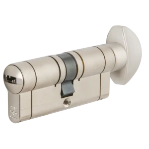 Цилиндр Mottura Champions Pro CP4F363601R, 31x10x31 мм, ключ/вертушка, цвет матовый никель