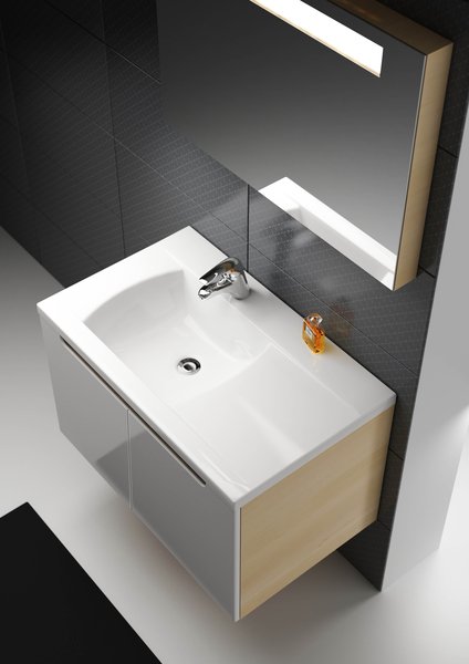 Тумба под умывальник SDD Classic 600 каппучино/белый Ravak X000001088 - Вид №1