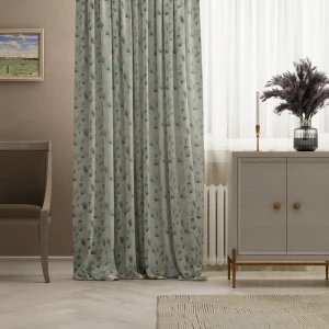 Штора на ленте «Дымка» 150x260 см цвет синий 82701262 STLM-2181330