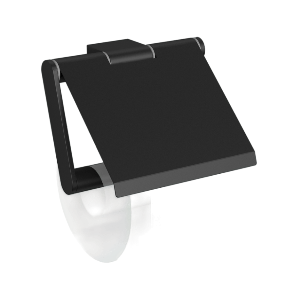 28041A-BP Бумагодержатель подвесной цвет черный матовый LANGBERGER Accessories, BLACK EDITION