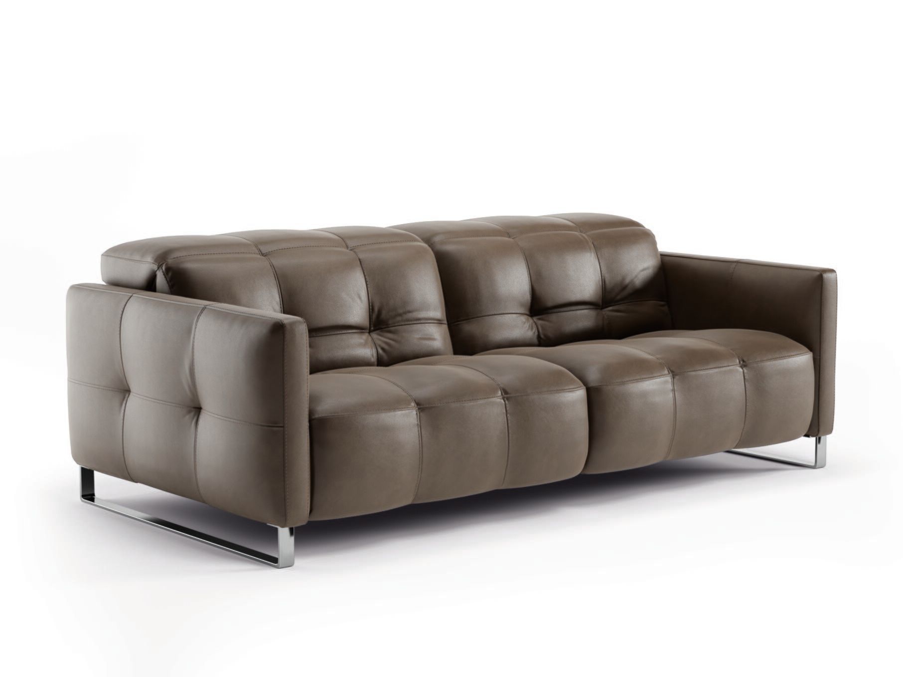 Кожаный диван с электроприводом на 2 места Natuzzi Italia Philo ARCH-00047436 - Вид №1