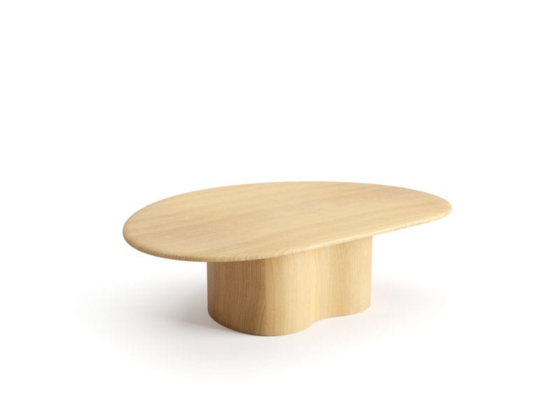 Низкий овальный журнальный столик из МДФ Arper Ghia ARCH-00037608 - Вид №5