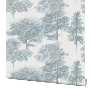 Обои флизелиновые Palitra Home Taina Lesa серые с растительным орнаментом 89427172