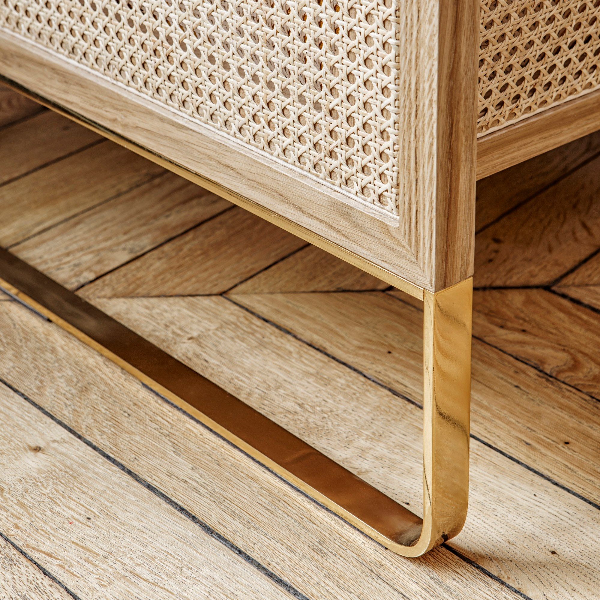 Винтажное стильное бархатное съемное мягкое кресло RED EDITION плетеная ARCH-00037426 - Вид №6