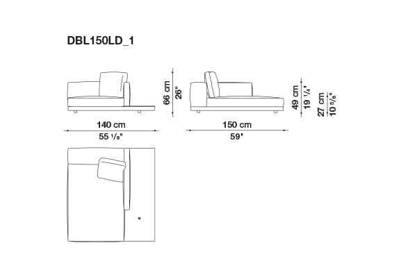 Кожаный диван B&B Italia док ARCH-00106863 - Вид №124