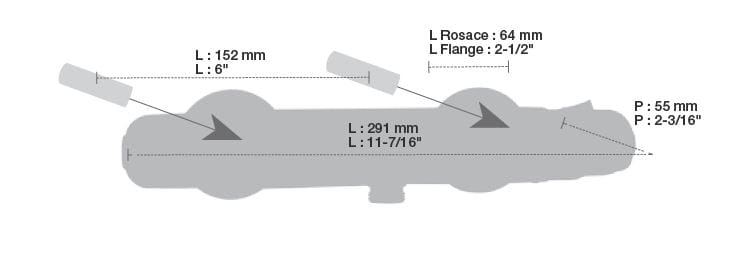 Термостатический смеситель для душа BARIL VAL-2650-00 ARCH-00151087 - Вид №2
