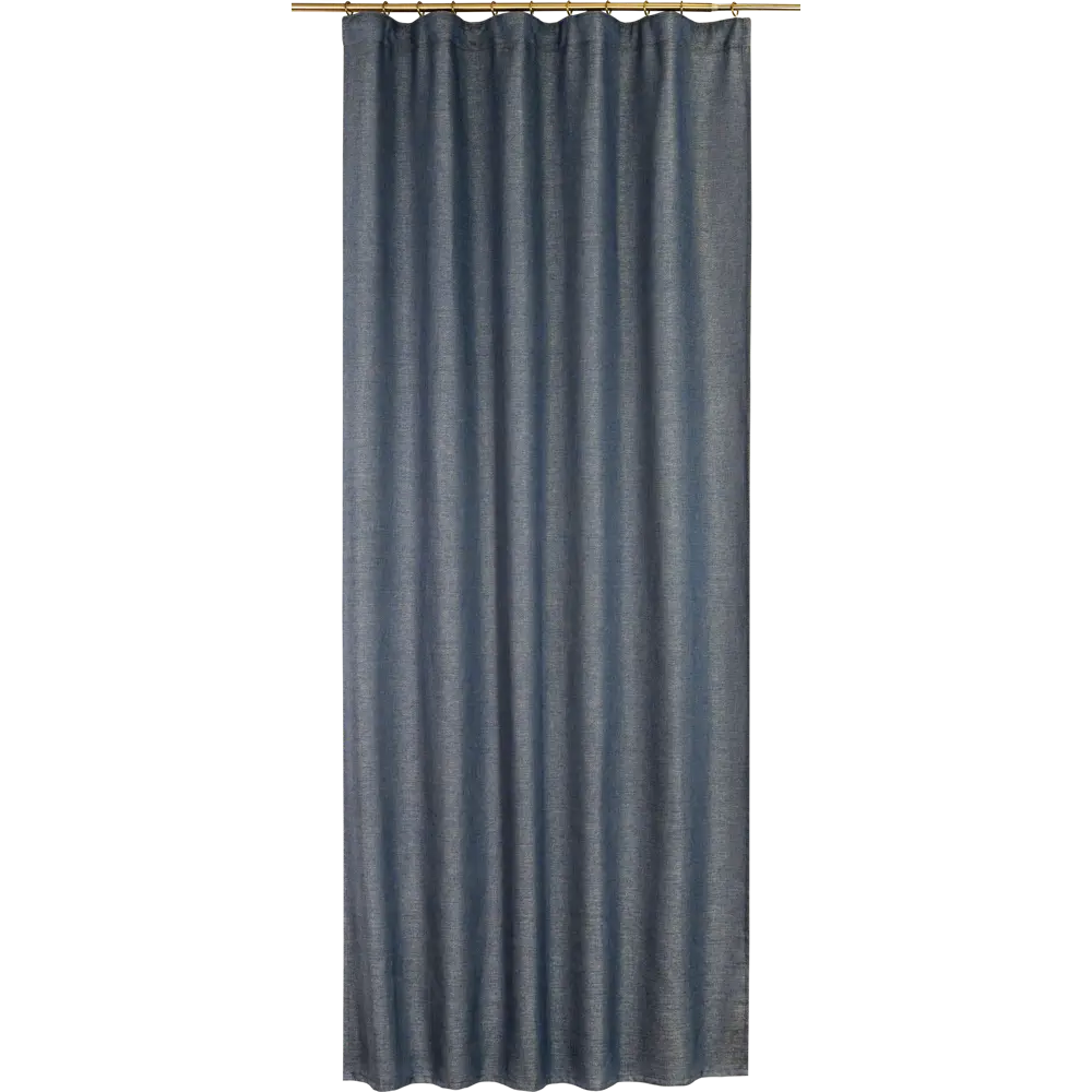 Штора на ленте «Alda», 140х260 см, однотон, цвет голубой 82135882 STLM-2013954 Santreyd 