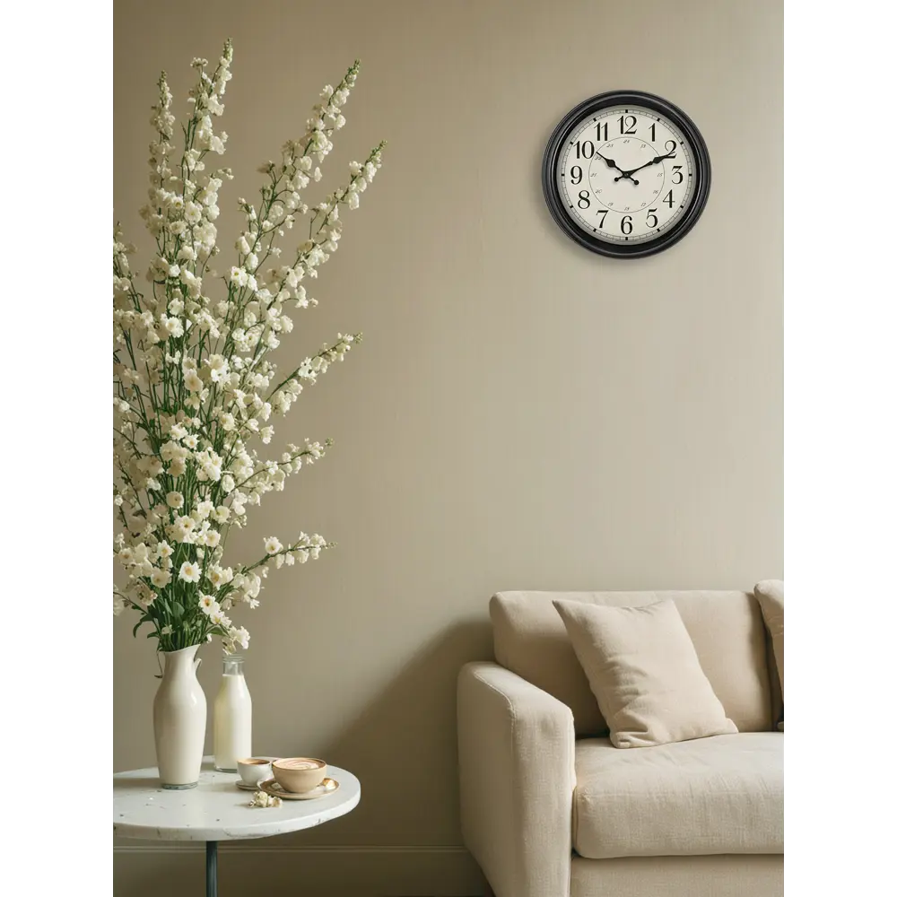 Настенные часы TROYKATIME Неоклассика с бесшумным ходом 89408014 STLM-1578728 - Вид №7