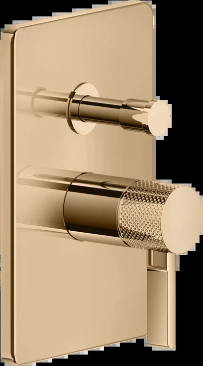 Смеситель для душа 58079 735 Gessi Inciso ТЕПЛАЯ БРОНЗА PVD