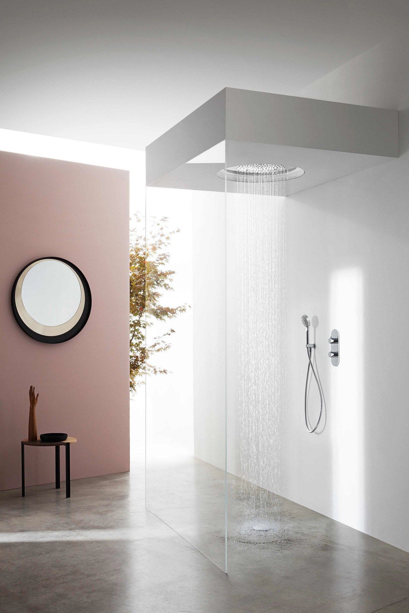 Хромотерапия из нержавеющей стали встраиваемый дождь душевая головка Graff Aqua Sense ARCH-00048317 - Вид №1