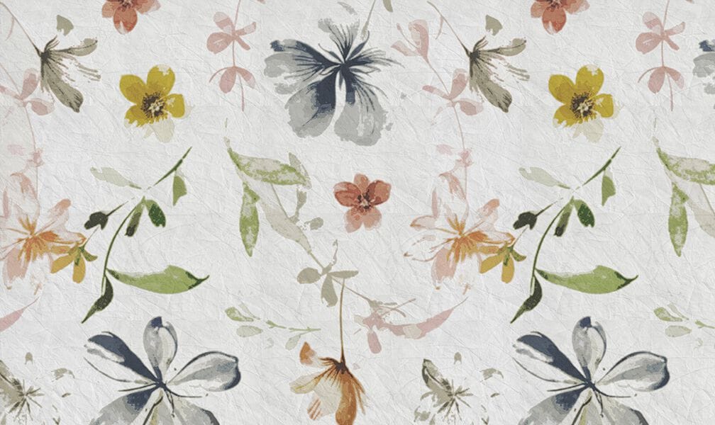 Обои с цветочными мотивами N.O.W. Edizioni CONCRETE / MISSING PETALS ARCH-00114949 - Вид №1